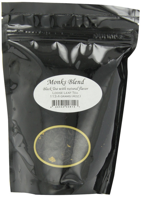English Tea Store Loose Leaf Pouches, Monks Blend Flavored Black Tea, 4 Ounce English Tea Store Loose Leaf Pouches, Monks Blend Flavored Black Tea, 4 Ounce