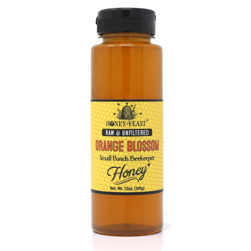 Honey Feast Orange Blossom Honey, 12 OZ