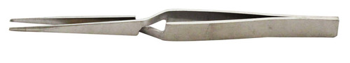 SE 4.7" Straight Cross Action Tweezers - 508TW-P