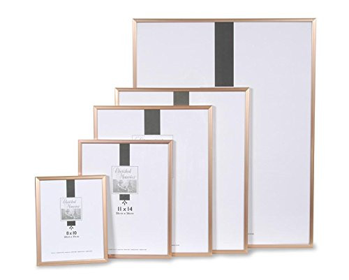 Darice Aluminum Frame - Gold - 8.5 x 11 inches