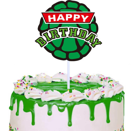 Turtles Theme Birthday Cake Topper for Kids Animation Game Turtle Cupcake Toppers Birthday Party Supplies Cartoon Turtle Birthday Party Decorations Turtles Theme Birthday Cake Topper for Kids Animation Game Turtle Cupcake Toppers Birthday Party Supplies Cartoon Turtle Birthday Party Decorations