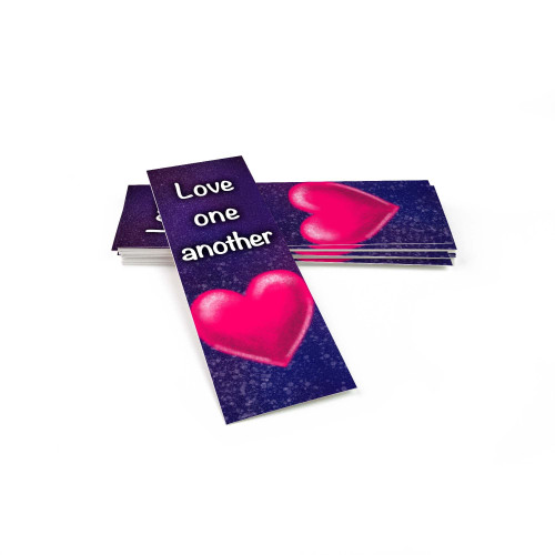 Love One Another, John 13:34, Bulk Pack of 25 Christian Bookmarks for Kids, Childrens Bible Verse Book Markers, Sunday School Prizes with Memory Verses, Scripture Gifts for Kids & Youth Love One Another, John 13:34, Bulk Pack of 25 Christian Bookmarks for Kids, Childrens Bible Verse Book Markers, Sunday School Prizes with Memory Verses, Scripture Gifts for Kids & Youth