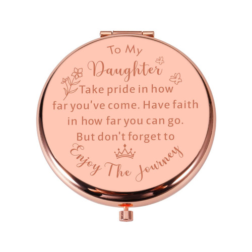 Christmas Stocking Stuffers for Daughter Teen Girls, Graduation Gifts for Her Daughter Girls, Class of 2024 Valentines Day Gifts for Daughter Gifts from Mom Dad, Inspirational Gifts Compact Mirror Christmas Stocking Stuffers for Daughter Teen Girls, Graduation Gifts for Her Daughter Girls, Class of 2024 Valentines Day Gifts for Daughter Gifts from Mom Dad, Inspirational Gifts Compact Mirror