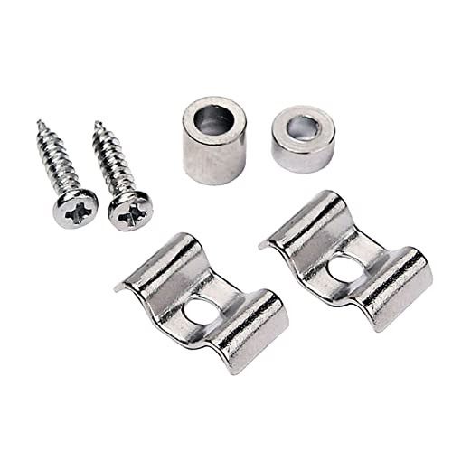 1 Set Of Electric Guitar Strings Retainer Metal String Tree Guides For Guitar Bass Replacement Parts Accessories Guitar String Retainer Black Gold Silver Guitar Replacement Parts
