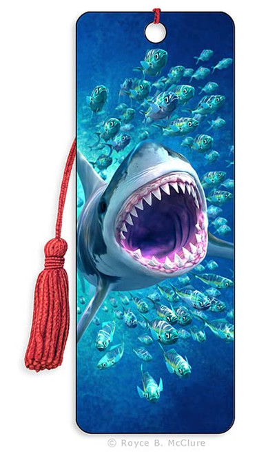 3D Royce Bookmark by Artgame - Shark Tunnel