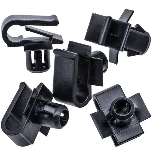 Rexka 5pcs Bumper Cover Grille Clip Fastener 0029885181 for Mercedes Benz