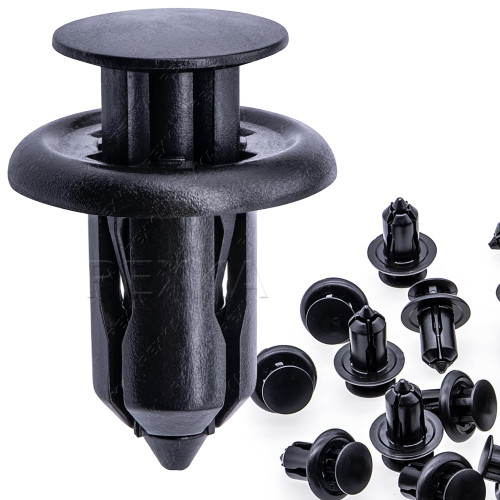 Rexka 10pcs Splash Shield Grille Bumper Cover Retainer Clip Fastener Rivet for Mazda GD7A-50-EA1 GD7A50EA1 Mazda 3 Mazda 6 Mazda 2 5 CX-3 CX-30 CX-5 CX-50 CX-7 CX-9 MPV MX-5 Miata Protege RX-8