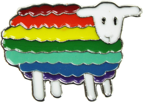 Rainbow Sheep - LGBT Pride - Enamel Pin