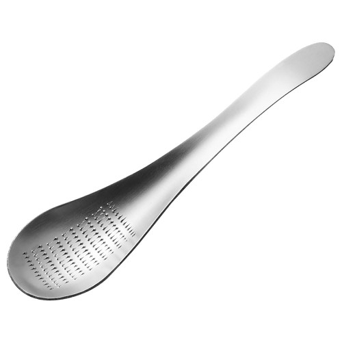 UUYYEO Stainless Steel Grinder Spoon Garlic Ginger Grinder Grater Garlic Crusher Mincer Cheese Chocolate Grater for Kitchen