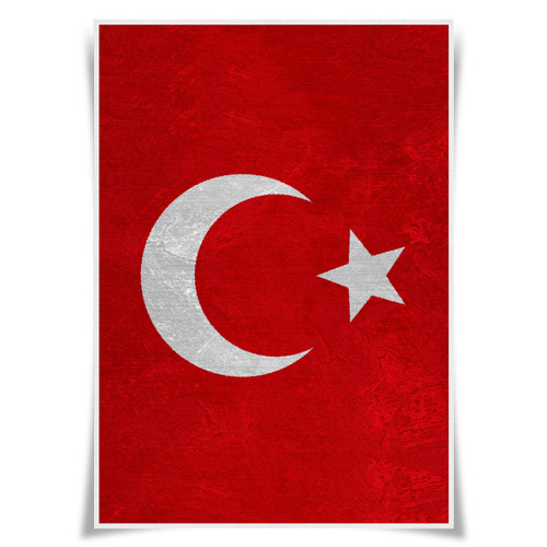 Nice Captain Early Modern Country Flag Poster Historical Flag Prints A3 Size Wall Art Home Decor (Ottoman Empire)