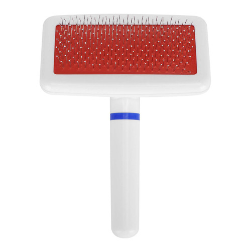 Self Cleaning Slicker Brush for Dogs, Cats, The Ultimate Dog Brush for Shedding Hair & Fur, Comb for Grooming Long Haired & Short Haired Dogs, Cats, Rabbits & More, Deshedding Tool, Cat Brush