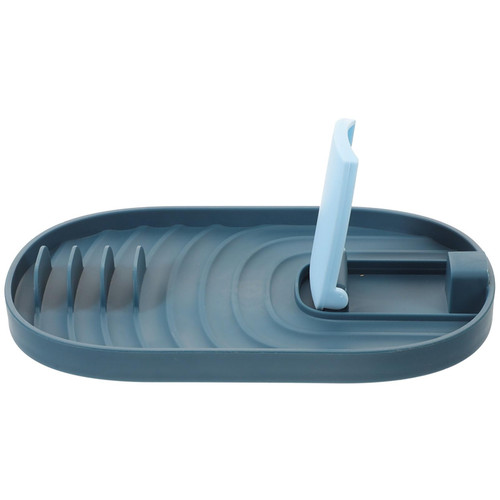 MAGICLULU Spoon Rest Foldable Pot Lid Holder Pan Pot Cover Lid Rack Shelf Stand Soup Ladle Holder Cooking Utensil Rest for Kitchen Stove Top Countertop Organizer