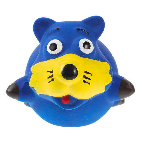 NOLITOY Dogs Toys Pet Latex Toys Hippo Squeaky Toys Funny Dog Chew Toy Small Dog Squeaky Toys Pets Toys Latex Bite Toys Interactive Dog Toy Dog Toys for Puppies Fox Emulsion The Dog