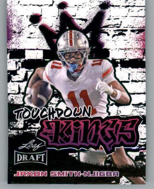 2023 Leaf Draft #97 Jaxon Smith-Njigba Ohio State Buckeyes RC Rookie Football Trading Card 2023 Leaf Draft #97 Jaxon Smith-Njigba Ohio State Buckeyes RC Rookie Football Trading Card