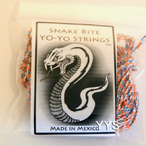 Snake Bite Yo-Yo Strings - 100% Polyester multi-color Strings- Coral Snake by Snakebite