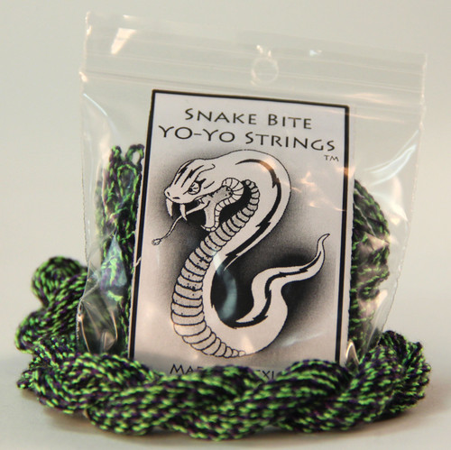 Snake Bite Yo-Yo Strings - 100% Polyester multi-color Strings- Diamondback Snake