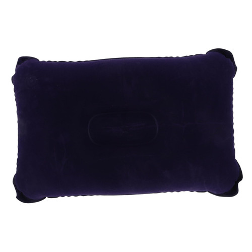 RUNROTOO Flocking Inflatable Pillow Inflatable Neck Pillow Airplane Travel Pillow Kids Travel Pillow Portable Travel Pillow Plane Pillow Travelling Pillows PVC Flight Small Pillow Office