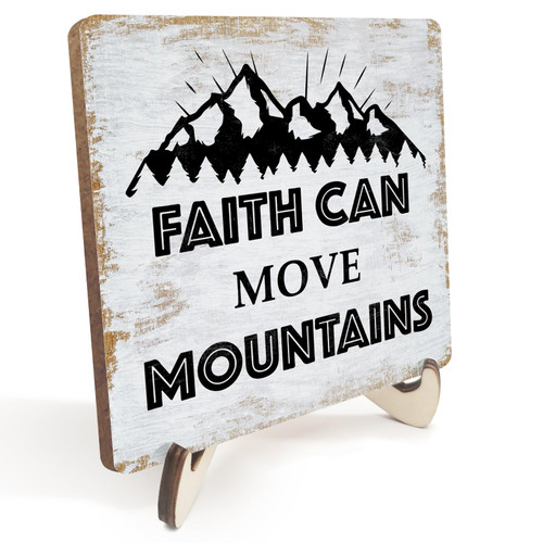 Inspirational Positvie Rustic Desk Decor Decorative Christian Gifts Religious Bible Verse Faith Decoration for Home Bedroom Office Table Shelf Tiered Tray Plaque with Wood Stand Inspirational Positvie Rustic Desk Decor Decorative Christian Gifts Religious Bible Verse Faith Decoration for Home Bedroom Office Table Shelf Tiered Tray Plaque with Wood Stand