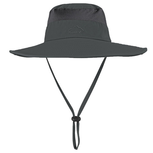 ZOORON Sun Hats for Men Women UPF 50+ Bucket Hat UV Protection Boonie Hat for Fishing Hiking Garden Safari Beach Dark Grey