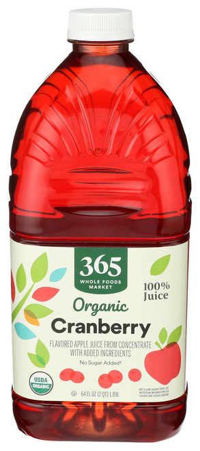 365 by Whole Foods Market, Organic Cranberry Juice Blend, 64 Fl Oz