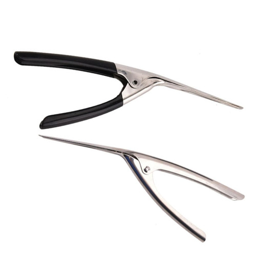 TIDTALEO 2 Pcs Shrimp Peeler Seafood Tools Prawn Peeler Shrimp Cleaner Peel Shrimp Deveiner Tool Seafood Picks Prawn Deveiner Nut Prawn Peeling Device Stainless Steel Cleaning
