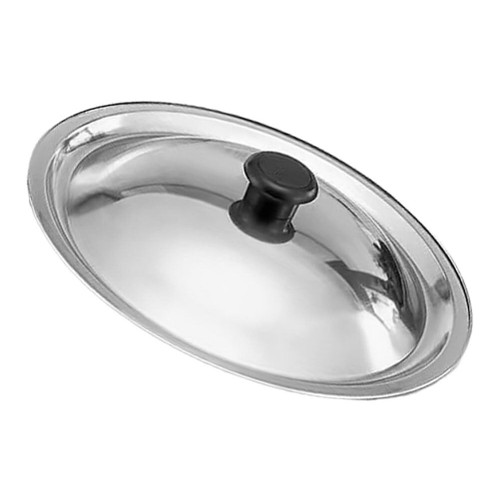 ABOOFAN Replacement Pot Lid 10.0 Inch Pot Lid Stainless Steel Pot Cover Universal Frying Pan Cover Skillet Lid Cooking Pot Cover Dome Cover with Handle