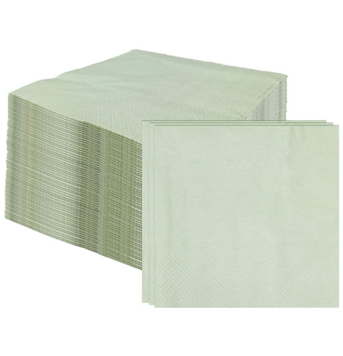 100 Pcs 2-Ply Sage Green Napkins Folded 5 x 5 inch Disposable Cocktail Napkins Paper Napkins for Dinner Wedding Party Beverage Napkins 100 Pcs 2-Ply Sage Green Napkins Folded 5 x 5 inch Disposable Cocktail Napkins Paper Napkins for Dinner Wedding Party Beverage Napkins