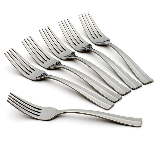 ONEIDA Arc Everyday Flatware Salad Forks, 0.70 LB, Metallic ONEIDA Arc Everyday Flatware Salad Forks, 0.70 LB, Metallic