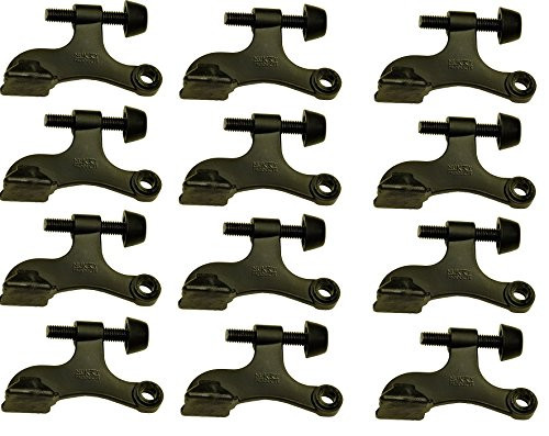 Nuk3y Hinge Pin Oiled Rubbed Bronze Heavy Duty Door Stop (12-Pack)