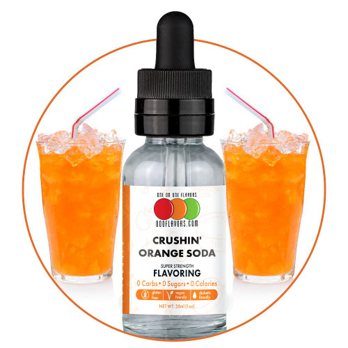 OOOFlavors Crushin' Orange Flavored Liquid Concentrate Unsweetened (30 ml)