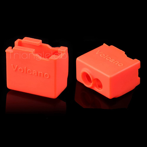2-Pack High Precision 3D Printer Heater Block Silicone Cover Thermal Protection Silicone Socks Pro Compatible with Volcano Hotend Heater Block PT100 3mm Cartridge Type (Silicone Socks) 2-Pack High Precision 3D Printer Heater Block Silicone Cover Thermal Protection Silicone Socks Pro Compatible with Volcano Hotend Heater Block PT100 3mm Cartridge Type (Silicone Socks)