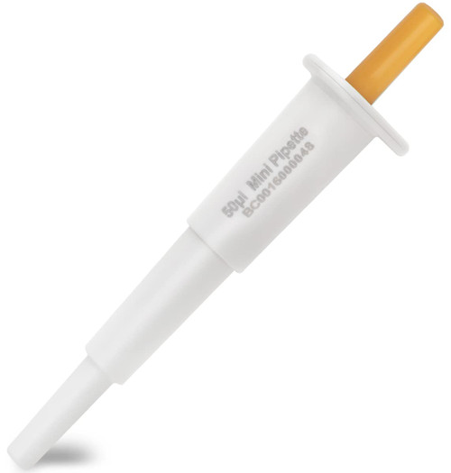 ONiLAB Mini Fixed Volume Pipette Manual Single Channel Pipettor, Laboratory Micro Pipette ?Micropipette Volume 50?l Orange