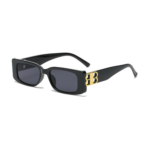 Retro Square Sunglasses for Women Men Trendy Small UV400 Sunglasses AM020