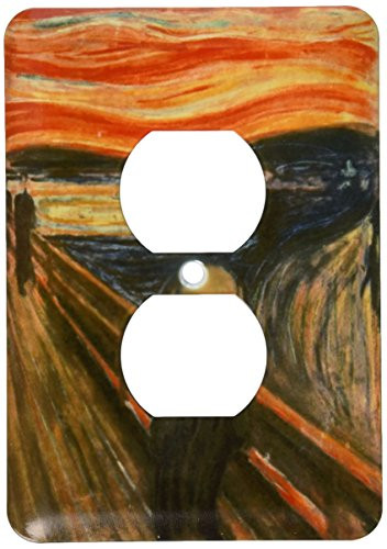 3dRose lsp_60716_6 The Scream Painting By Edvard Munch  2 Plug Outlet Cover