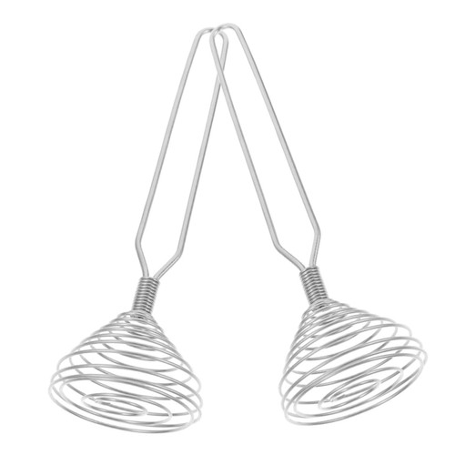 FUNOMOCYA 2pcs Whisk Blender Tool Multi-function Egg Beater Kitchen Egg Beater Egg Mixer Manual Egg Beater Beaters Hand Beater Manual Cream Kitchenware Stainless Steel Multipurpose re-usable