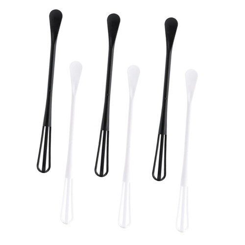 6pcs Mini Egg Beater Egg Whipper Dough Whisk Egg Mixer Stick Bread Hand Mixer Cooking Beater French Whisk Wire Whisk Spring Whisk Kitchen Whisk Mini Egg Mixer Whisky re-usable