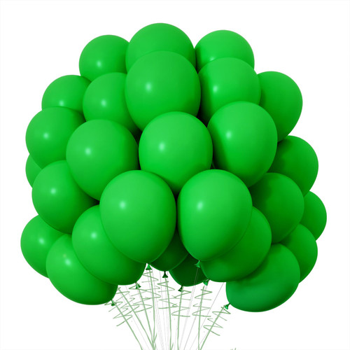 RUBFAC 120pcs Green Balloons 12 Inches Latex Balloons, Matte Green Balloons for Birthday Baby Shower Graduation Anniversary Wedding Party Supplies Garland Arch Decoration RUBFAC 120pcs Green Balloons 12 Inches Latex Balloons, Matte Green Balloons for Birthday Baby Shower Graduation Anniversary Wedding Party Supplies Garland Arch Decoration