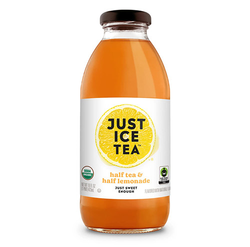 Just Ice Tea Organic Half Tea & Half Lemonade, 16 FZ