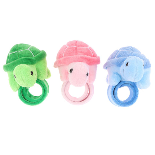 Laqerjc Slap Bands 3Pcs Plush Turtle Animal Slap Bracelets 9Inch Cute Slap Bracelet Stuffed Animals Tortoise Huggers Toys Gifts Slap Bands