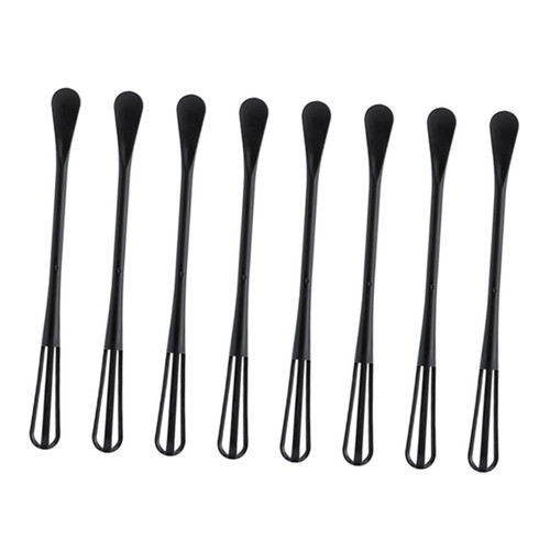 8 Pcs Mini Egg Beater Whisks for Cooking Wire Balloon Whisk Manual Egg Beater Egg Mixers Hair Color Mixer Whisk Mixer Metal Spoon Convenient Honey Spoons Pp Shaker re-usable