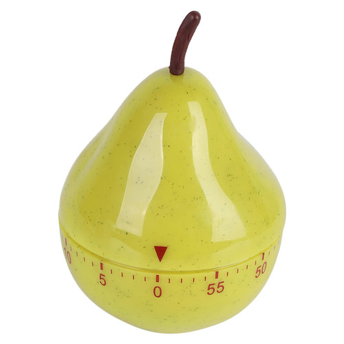 Cooking Timers Mechanical Timer, Cute Cartoon Pear Fruit Shape Timer Cooking Alarm Sleep Reminder Clocks Kitchen Supplies Timers Gadgets