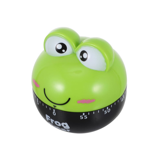 MAGICLULU Mechanical Timer Cartoon Kitchen Timer Animal Wind up Timer Cooking Baking Timer Classroom Timer Kitchen Countdown Timer Chef Timer Frog Plastic Student Cute Clockwork