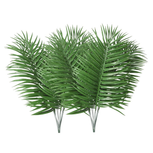 Moligin Simulation Tree Branch Artificial Palm Tree Leaves Fake Tropical Plants Faux Leaves Party Wedding Decorations 12Pcs Moligin Simulation Tree Branch Artificial Palm Tree Leaves Fake Tropical Plants Faux Leaves Party Wedding Decorations 12Pcs