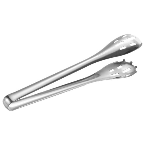 Luxshiny Kitchen Cooking Tongs, Stainless Steel Food Tongs Sugar Tongs Ice Cube Tongs Buffet Serving Tongs Appetizers Bread Clamp for Tea Party Bar M