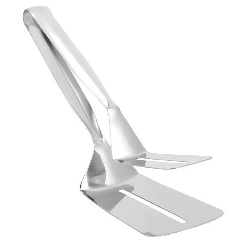 Stainless Steel Steak Clip Bread Clamp, Multipurpose Food Tongs Pizza Spatula BBQ Grill Cooking Tool