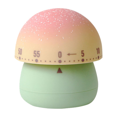 Mechanical Kitchen Timer, Mushroom Timer for Kids, Wind Up 60 Minutes Manual Countdown Timer for Classroom, Office, KitchenHome, Study and Cooking