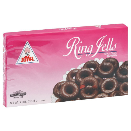 Joyva Raspberry Ring Jells, 9 oz