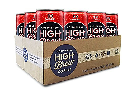 High Brew Coffee Double Espresso, 8 Ounce Can (12 Count)
