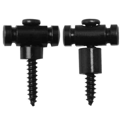 JJHXSM 1 Set Guitar Roller String Retainer High bottom Electric Guitar Tree Guide String Retainer String Clamp Lock for Electric Guitar String Tree Replacement Black