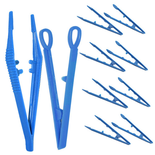 Angoily 20pcs Plastic Tweezers Jewelry Making Tools Beading Tools Beading Pliers Jewelry Tweezers Kids Tweezers Handmade Jewelry Hobby Craft Tweezers Hand Jewelry Child Sticker Clip